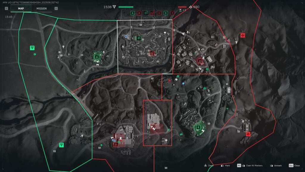 Delta Force Trenched map